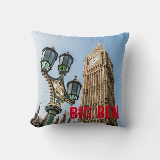 Big Ben in Westminster London gift Cushion (Front)
