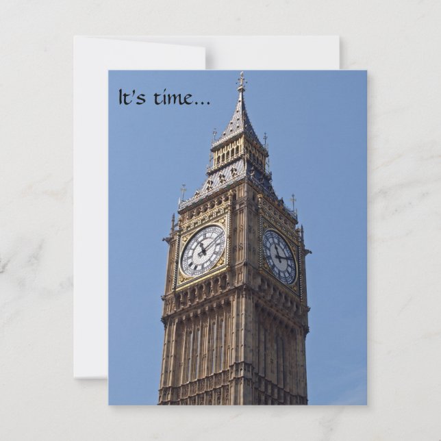 BIG BEN Invitation (Front)