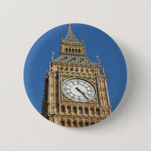 Big Ben London 6 Cm Round Badge