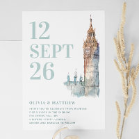 Big Ben / London destination wedding + QR photo