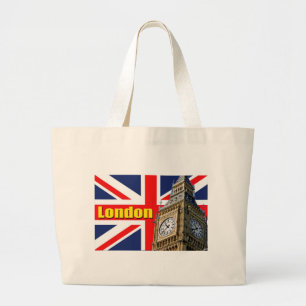 Big Ben - London - England Large Tote Bag
