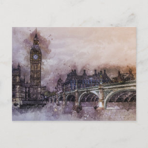 Big Ben - London,England Postcard