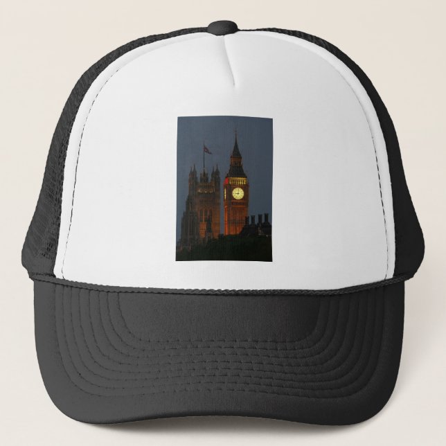 Big Ben-London-England Trucker Hat (Front)