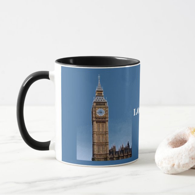 Big Ben - London Mug (With Donut)