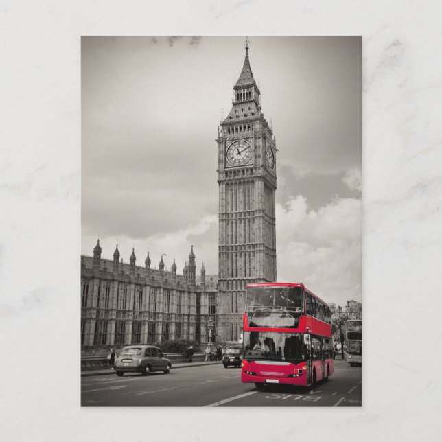 Big Ben London Postcard (Front)