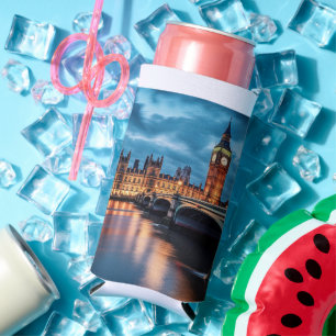 Big Ben, London. Seltzer Can Cooler