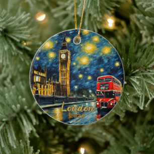 Big Ben London Souvenir Ceramic Ornament