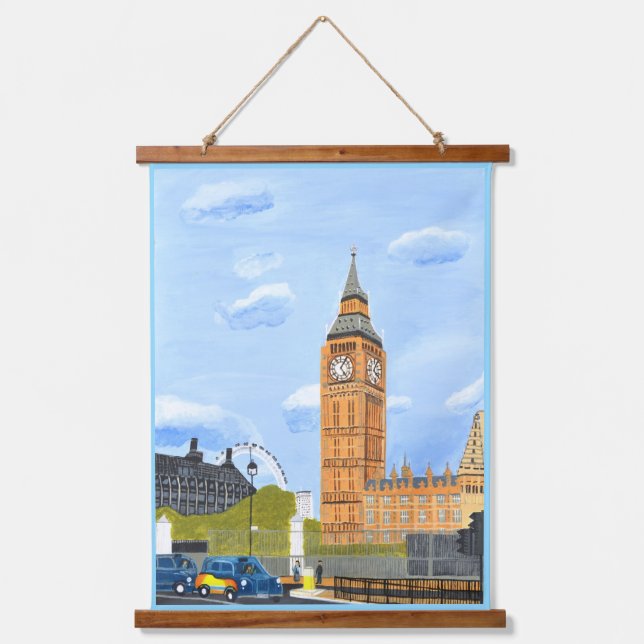 Big Ben London Tapestry  (Front)