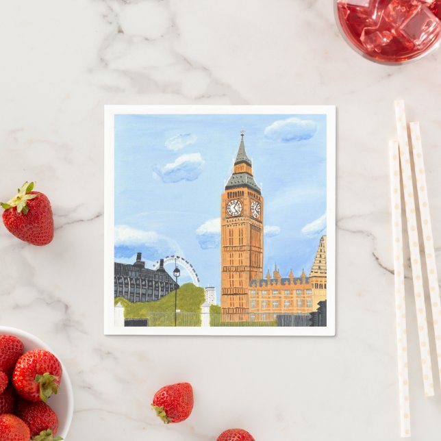 Big Ben Paper Napkin (Insitu)