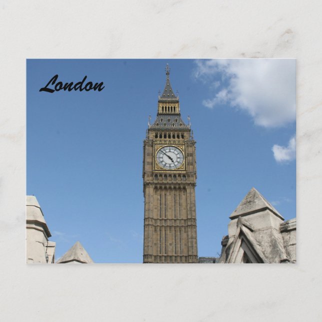 big ben postcard (Front)