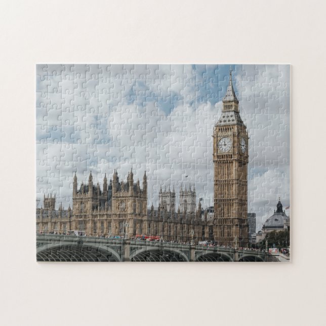 Big Ben & The Houses Of Parliament In London Jigsaw Puzzle (Horizontal)