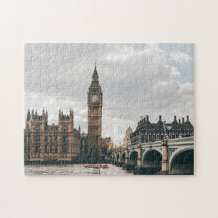 Big Ben & The River Thames London City, England Jigsaw Puzzle