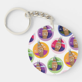 Big Ben Westminster Clock Tower Key Ring