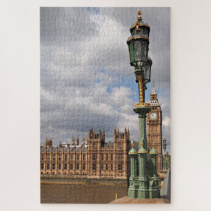 Big Ben with light in London Jigsaw Puzzle
