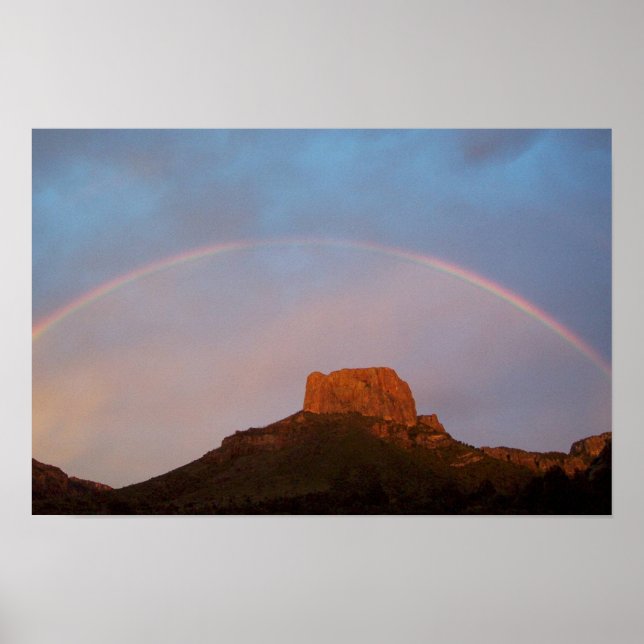 Big Bend - Casa Grande Rainbow Poster (Front)