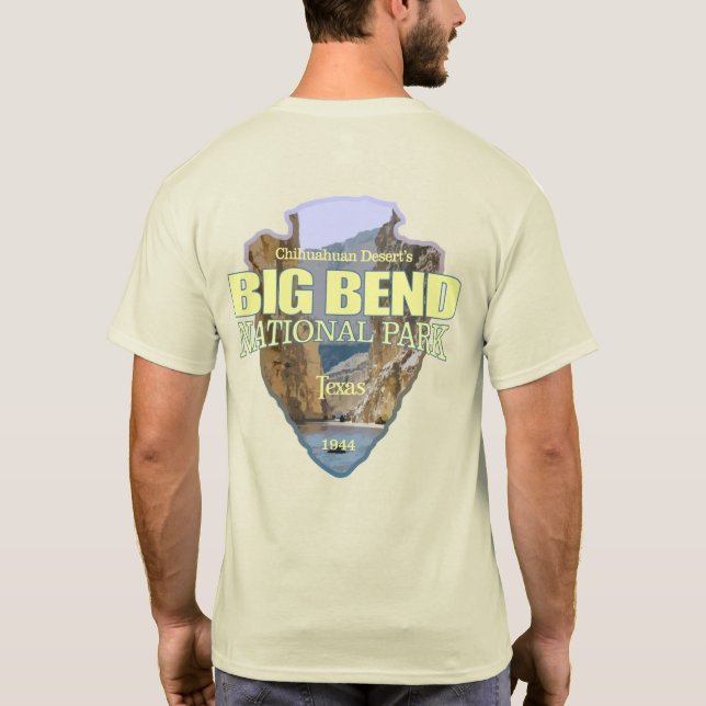 Big Bend National Park (arrowhead) T-Shirt (Back)