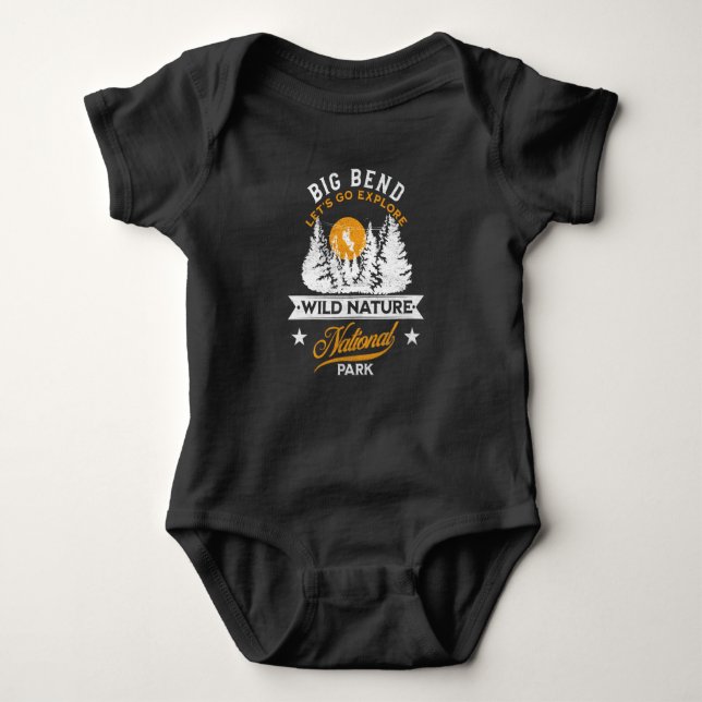 Big Bend National Park Baby Bodysuit (Front)