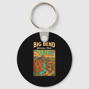 Big bend national park canyon landscape texas key ring