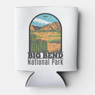 Big Bend National Park Chihuahuan Desert Vintage Can Cooler
