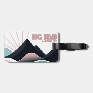 Big Bend National Park Coloured Hills Luggage Tag