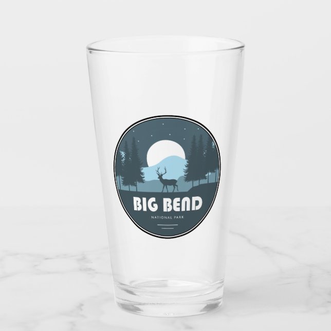 Big Bend National Park Deer Glass (Front)