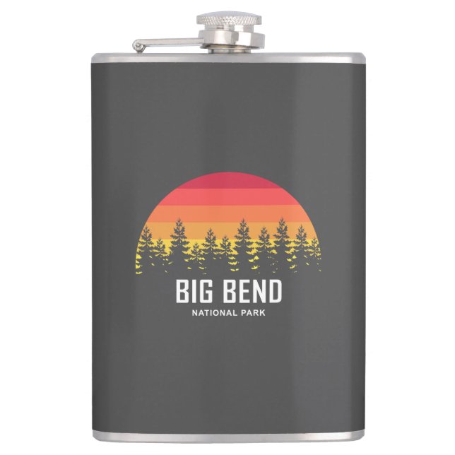Big Bend National Park Hip Flask (Front)