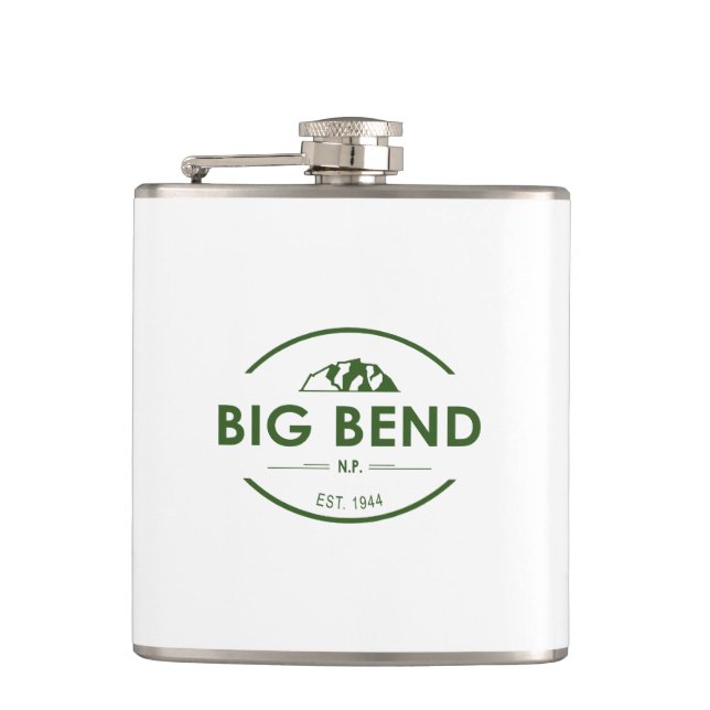 Big Bend National Park Hip Flask (Front)