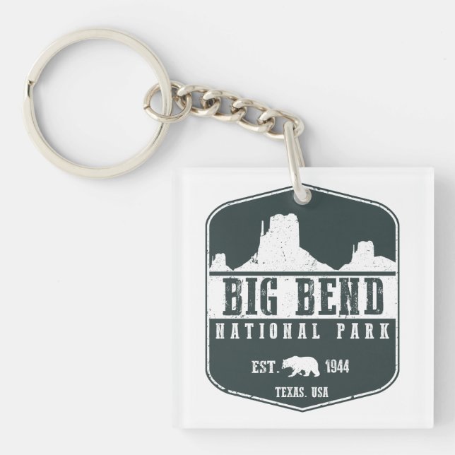 Big Bend National Park Key Ring (Front)