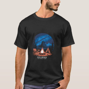 Big Bend National Park Night Camping Scene T-Shirt