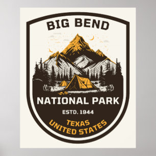 Big Bend National Park Outdoors and Nature Poster