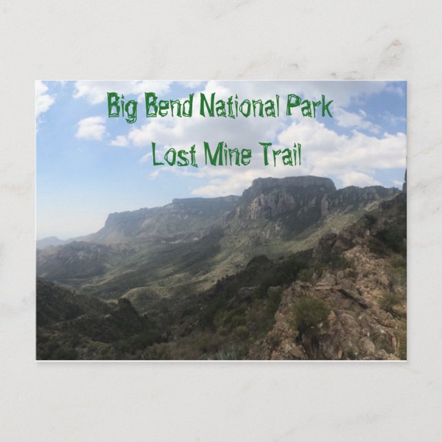 Big Bend National Park Postcard (Front)