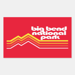 Big Bend National Park Rectangular Sticker