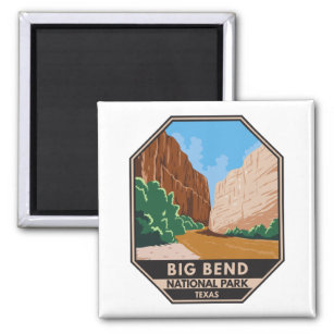 Big Bend National Park Rio Grande Vintage Magnet