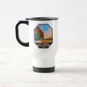Big Bend National Park Rio Grande Vintage  Travel Mug