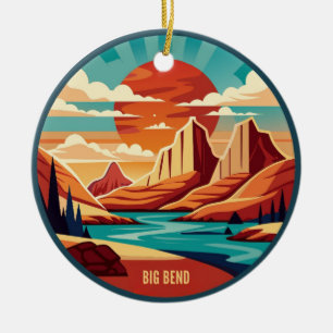 Big Bend National Park Texas  Ceramic Ornament