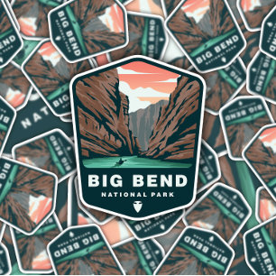 Big Bend National Park Texas   Die-Cut Sticker