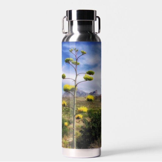 Big Bend National Park Texas Personalise Photo Water Bottle (Front)