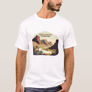 Big Bend National Park Texas Retro Travel T-Shirt