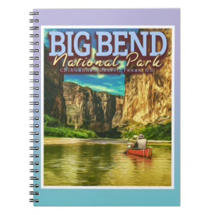 BIG BEND NATIONAL PARK - TEXAS USA NOTEBOOK