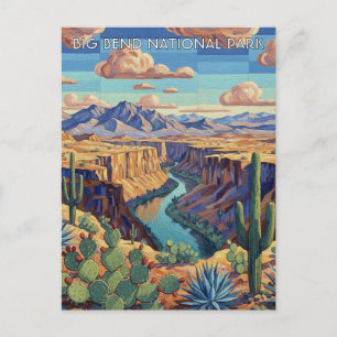 Big Bend National Park Travel Postcard