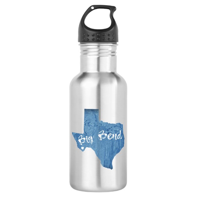 Big Bend National Park Wood Grain 532 Ml Water Bottle (Front)