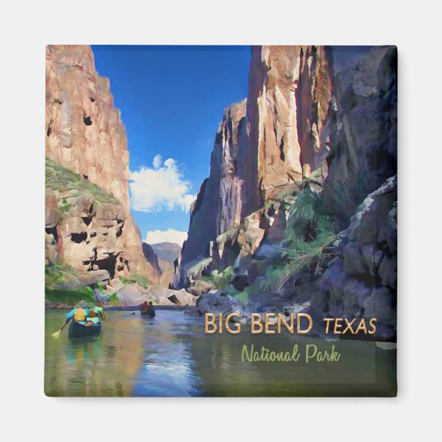 Big Bend Texas National Park Mariscal Canyon Magnet (Front)