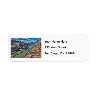 Big Bend Texas National Park Rio Grande Return Address Label