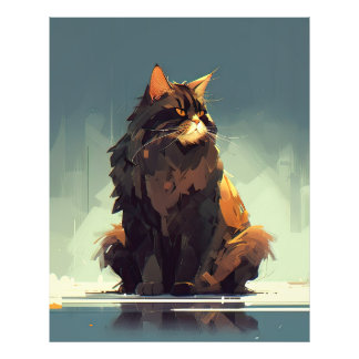 Big Beutiful and Majestic Cat Photo Print