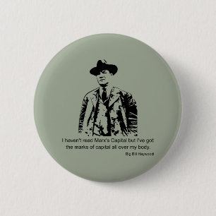 Big Bill Haywood Quote 6 Cm Round Badge