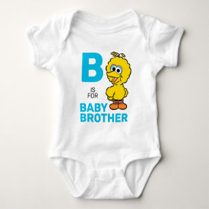 Big Bird   B is for Baby Brother Bodysuit