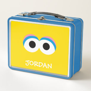 Big Bird Big Face   Add Your Name Metal Lunch Box