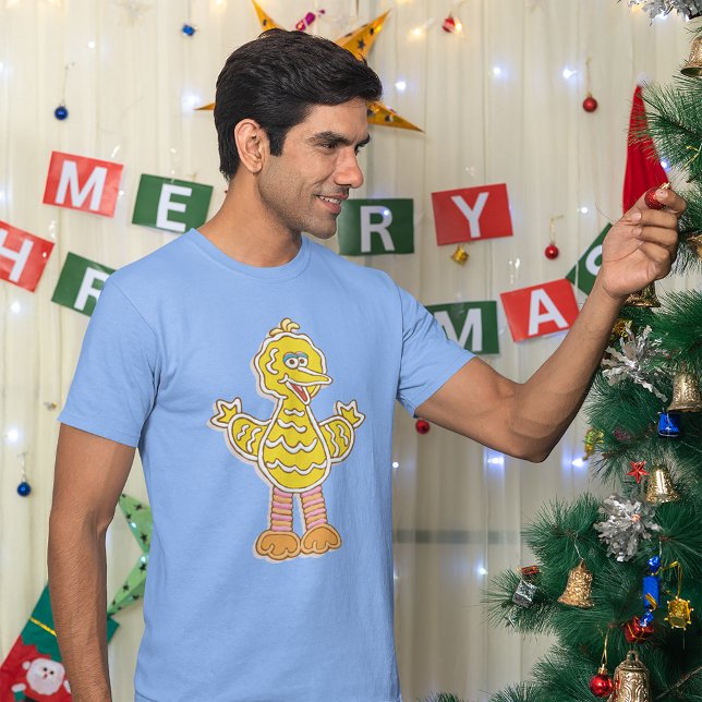 Big Bird Gingerbread T-Shirt (Person wearing shirt)