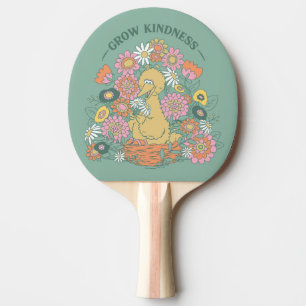 Big Bird Grow Kindness Floral Graphic Ping Pong Paddle