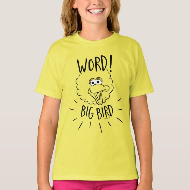 Big Bird Skate Logo - Word! Big Bird T-Shirt (Front)